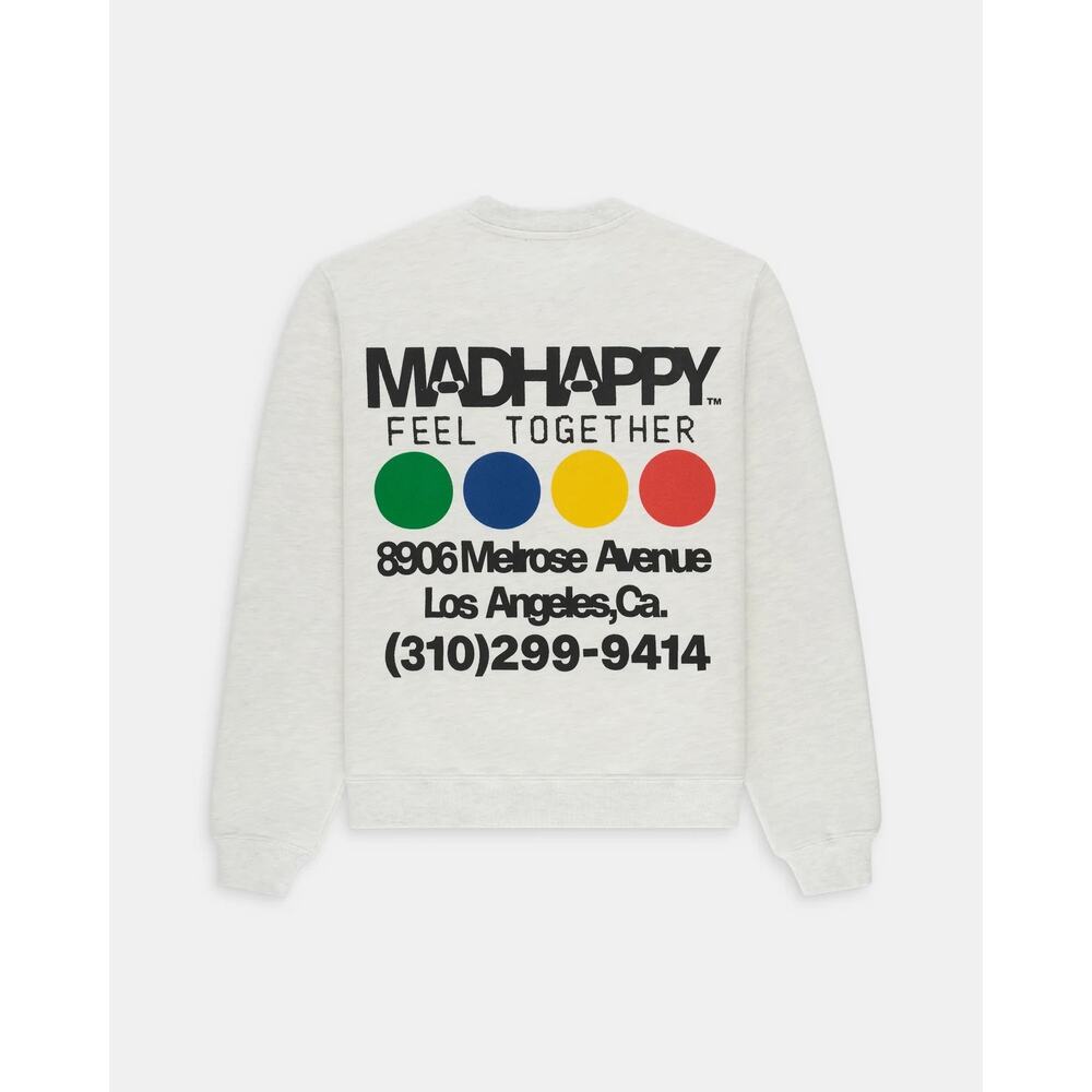 NWT Madhappy Feel Together Crewneck Sweathshirt Size S